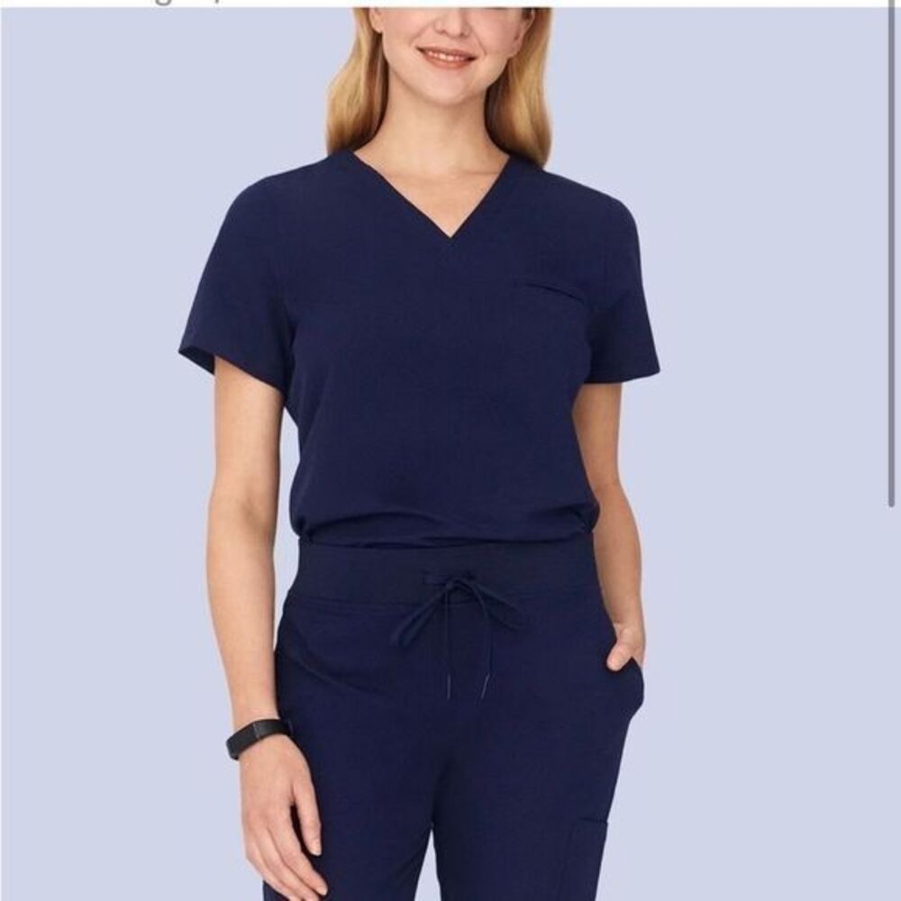 Mandala black Scrub Top 2XL